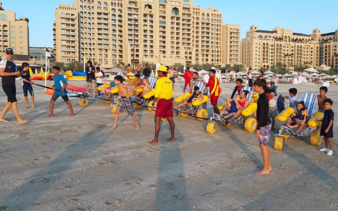 Beach Blast Event with WaterWheels – Floating Beach Wheelchair!
